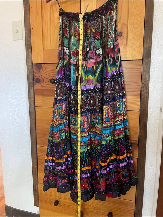 Anu By Natural Dresses & Skirts - Stunning 7-tier broomstick ribbon skirt size Medium